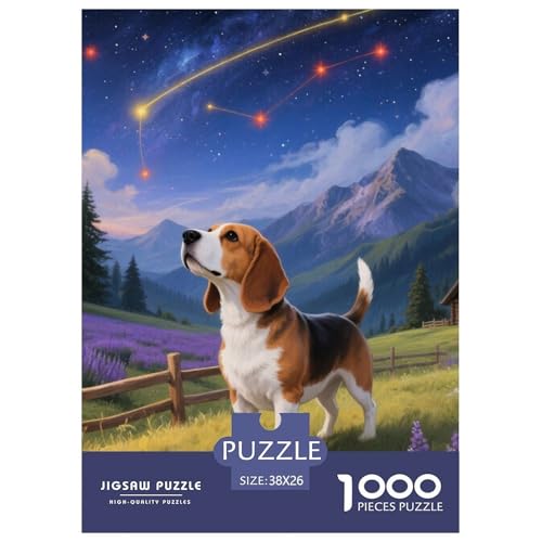 Beagle Hunde Puzzles Geeignet Für Erwachsene Und Kinder Kreativ 1000 Teile niedlich Haustier Spiele Unique Home Decor 38x26cm/ Beagle Hunde Puzzles Geeignet Für Erwachsene Und Kinder Kreativ 1000 Teile niedlich Haustier Spiele Unique Home Decor 38x26cm/ von XDDBYUIZP