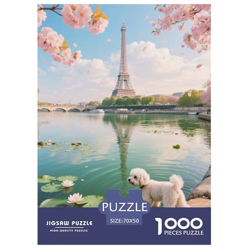 Bichon Frise Jigsaw Geeignet Für Erwachsene Und Kinder Kreativ 1000 Stück niedlich Haustier Spiele Unique Home Decor 70x50cm/ Bichon Frise Jigsaw Geeignet Für Erwachsene Und Kinder Kreativ 1000 Stück niedlich Haustier Spiele Unique Home Decor 70x50cm/ von XDDBYUIZP