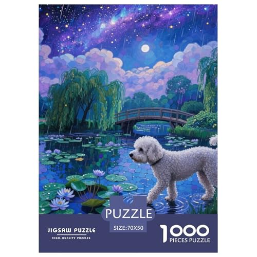 Bichon Frise Jigsaw Geeignet Für Erwachsene Und Kinder Kreativ 1000 Teile niedlich Haustier Spaß Herausforderend Unique Home Decor 70x50cm/ Bichon Frise Jigsaw Geeignet Für Erwachsene Und Kinder Kreativ 1000 Teile niedlich Haustier Spaß Herausforderend Unique Home Decor 70x50cm/ von XDDBYUIZP