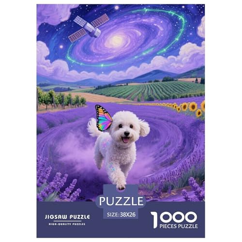 Bichon Frise Jigsaw Geeignet Für Erwachsene Und Kinder Kreativ 1000 Teile niedlich Haustier Spiele Unique Home Decor 38x26cm/ Bichon Frise Jigsaw Geeignet Für Erwachsene Und Kinder Kreativ 1000 Teile niedlich Haustier Spiele Unique Home Decor 38x26cm/ von XDDBYUIZP