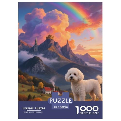 Bichon Frise Jigsaw Geeignet Für Erwachsene Und Kinder Kreativ 1000 Teile niedlich Haustier Spiele Unique Home Decor 38x26cm/ Bichon Frise Jigsaw Geeignet Für Erwachsene Und Kinder Kreativ 1000 Teile niedlich Haustier Spiele Unique Home Decor 38x26cm/ von XDDBYUIZP