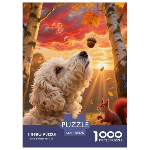 Bichon Frise Puzzle Geeignet Für Erwachsene Und Kinder Kreativ 1000 Stücke niedlich Haustier Spiele Unique Home Decor 38x26cm/ Bichon Frise Puzzle Geeignet Für Erwachsene Und Kinder Kreativ 1000 Stücke niedlich Haustier Spiele Unique Home Decor 38x26cm/ von XDDBYUIZP