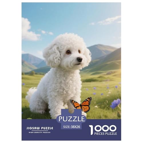 Bichon Frise Puzzle Geeignet Für Erwachsene Und Kinder Kreativ 1000 Teile niedlich Haustier Spaß Herausforderend Unique Home Decor 38x26cm/ Bichon Frise Puzzle Geeignet Für Erwachsene Und Kinder Kreativ 1000 Teile niedlich Haustier Spaß Herausforderend Unique Home Decor 38x26cm/ von XDDBYUIZP