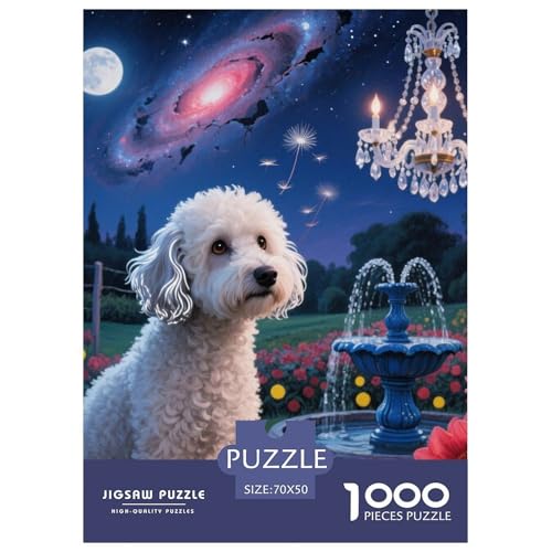 Bichon Frise Puzzle Geeignet Für Erwachsene Und Kinder Kreativ 1000 Teile niedlich Haustier Spaß Herausforderend Unique Home Decor 70x50cm/ Bichon Frise Puzzle Geeignet Für Erwachsene Und Kinder Kreativ 1000 Teile niedlich Haustier Spaß Herausforderend Unique Home Decor 70x50cm/ von XDDBYUIZP