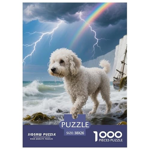 Bichon Frise Puzzle Geeignet Für Erwachsene Und Kinder Kreativ 1000 Teile niedlich Haustier Spiele Unique Home Decor 38x26cm/ Bichon Frise Puzzle Geeignet Für Erwachsene Und Kinder Kreativ 1000 Teile niedlich Haustier Spiele Unique Home Decor 38x26cm/ von XDDBYUIZP