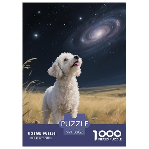 Bichon Frise Puzzle Geeignet Für Erwachsene Und Kinder Kreativ 1000 Teile niedlich Haustier Spiele Unique Home Decor 38x26cm/ Bichon Frise Puzzle Geeignet Für Erwachsene Und Kinder Kreativ 1000 Teile niedlich Haustier Spiele Unique Home Decor 38x26cm/ von XDDBYUIZP