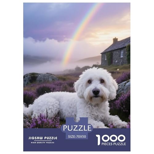 Bichon Frise Puzzles Geeignet Für Erwachsene Und Kinder Kreativ 1000 Stück niedlich Haustier Spaß Herausforderend Unique Home Decor 70x50cm/ Bichon Frise Puzzles Geeignet Für Erwachsene Und Kinder Kreativ 1000 Stück niedlich Haustier Spaß Herausforderend Unique Home Decor 70x50cm/ von XDDBYUIZP