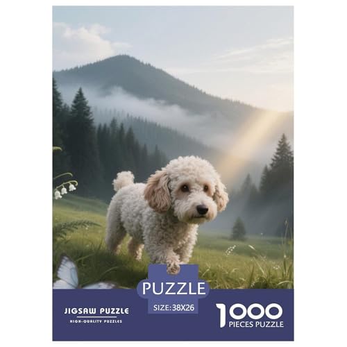 Bichon Frise Puzzles Geeignet Für Erwachsene Und Kinder Kreativ 1000 Stücke niedlich Haustier Spaß Herausforderend Unique Home Decor 38x26cm/ Bichon Frise Puzzles Geeignet Für Erwachsene Und Kinder Kreativ 1000 Stücke niedlich Haustier Spaß Herausforderend Unique Home Decor 38x26cm/ von XDDBYUIZP