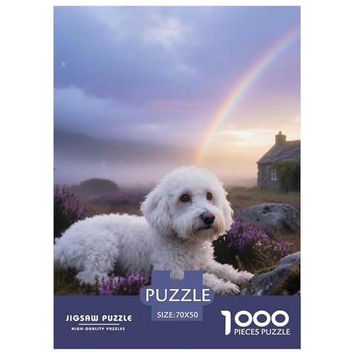 Bichon Frise Puzzles Geeignet Für Erwachsene Und Kinder Kreativ 1000 Stücke niedlich Haustier Spiele Unique Home Decor 70x50cm/ Bichon Frise Puzzles Geeignet Für Erwachsene Und Kinder Kreativ 1000 Stücke niedlich Haustier Spiele Unique Home Decor 70x50cm/ von XDDBYUIZP