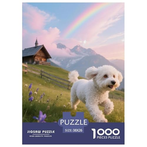 Bichon Frise Puzzles Geeignet Für Erwachsene Und Kinder Kreativ 1000 Teile niedlich Haustier Spaß Herausforderend Unique Home Decor 38x26cm/ Bichon Frise Puzzles Geeignet Für Erwachsene Und Kinder Kreativ 1000 Teile niedlich Haustier Spaß Herausforderend Unique Home Decor 38x26cm/ von XDDBYUIZP