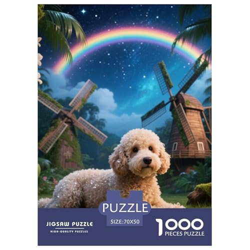 Bichon Frise Puzzles Geeignet Für Erwachsene Und Kinder Kreativ 1000 Teile niedlich Haustier Spaß Herausforderend Unique Home Decor 70x50cm/ Bichon Frise Puzzles Geeignet Für Erwachsene Und Kinder Kreativ 1000 Teile niedlich Haustier Spaß Herausforderend Unique Home Decor 70x50cm/ von XDDBYUIZP
