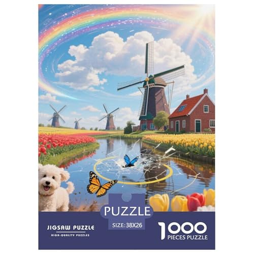 Bichon Frise Puzzles Geeignet Für Erwachsene Und Kinder Kreativ 1000 Teile niedlich Haustier Spiele Unique Home Decor 38x26cm/ Bichon Frise Puzzles Geeignet Für Erwachsene Und Kinder Kreativ 1000 Teile niedlich Haustier Spiele Unique Home Decor 38x26cm/ von XDDBYUIZP