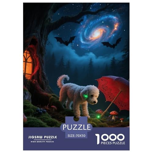 Bichon Frise Puzzles Geeignet Für Erwachsene Und Kinder Kreativ 1000 Teile niedlich Haustier Spiele Unique Home Decor 70x50cm/ Bichon Frise Puzzles Geeignet Für Erwachsene Und Kinder Kreativ 1000 Teile niedlich Haustier Spiele Unique Home Decor 70x50cm/ von XDDBYUIZP