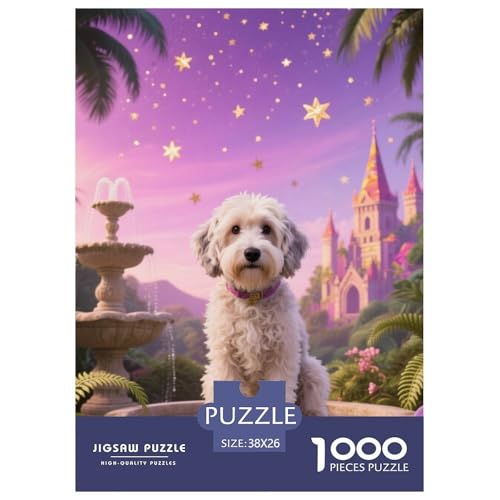 Der Bedlington Terrier Jigsaw Geeignet Für Erwachsene Und Kinder Kreativ 1000 Stücke niedlich Haustier Spiele Unique Home Decor 38x26cm/ Der Bedlington Terrier Jigsaw Geeignet Für Erwachsene Und Kinder Kreativ 1000 Stücke niedlich Haustier Spiele Unique Home Decor 38x26cm/ von XDDBYUIZP