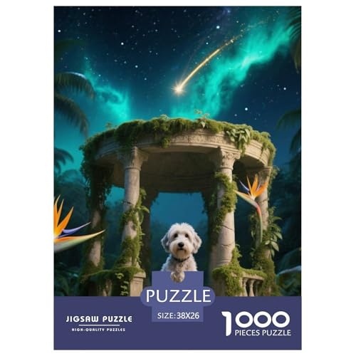 Der Bedlington Terrier Jigsaw Geeignet Für Erwachsene Und Kinder Kreativ 1000 Stücke niedlich Haustier Spiele Unique Home Decor 38x26cm/ Der Bedlington Terrier Jigsaw Geeignet Für Erwachsene Und Kinder Kreativ 1000 Stücke niedlich Haustier Spiele Unique Home Decor 38x26cm/ von XDDBYUIZP