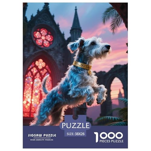 Der Bedlington Terrier Jigsaw Geeignet Für Erwachsene Und Kinder Kreativ 1000 Stücke niedlich Haustier Spiele Unique Home Decor 38x26cm/ Der Bedlington Terrier Jigsaw Geeignet Für Erwachsene Und Kinder Kreativ 1000 Stücke niedlich Haustier Spiele Unique Home Decor 38x26cm/ von XDDBYUIZP