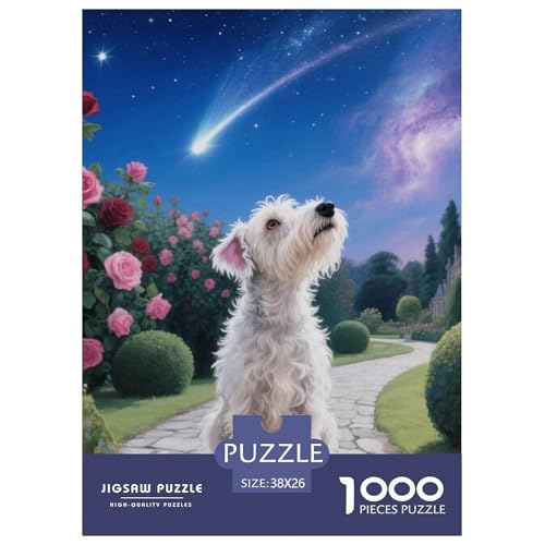 Der Bedlington Terrier Jigsaw Geeignet Für Erwachsene Und Kinder Kreativ 1000 Teile niedlich Haustier Spiele Unique Home Decor 38x26cm/ Der Bedlington Terrier Jigsaw Geeignet Für Erwachsene Und Kinder Kreativ 1000 Teile niedlich Haustier Spiele Unique Home Decor 38x26cm/ von XDDBYUIZP