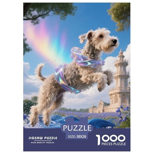 Der Bedlington Terrier Jigsaw Geeignet Für Erwachsene Und Kinder Kreativ 1000 Teile niedlich Haustier Spiele Unique Home Decor 38x26cm/ Der Bedlington Terrier Jigsaw Geeignet Für Erwachsene Und Kinder Kreativ 1000 Teile niedlich Haustier Spiele Unique Home Decor 38x26cm/ von XDDBYUIZP