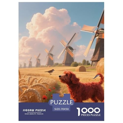 Der Bedlington Terrier Jigsaw Geeignet Für Erwachsene Und Kinder Kreativ 1000 Teile niedlich Haustier Spiele Unique Home Decor 70x50cm/ Der Bedlington Terrier Jigsaw Geeignet Für Erwachsene Und Kinder Kreativ 1000 Teile niedlich Haustier Spiele Unique Home Decor 70x50cm/ von XDDBYUIZP