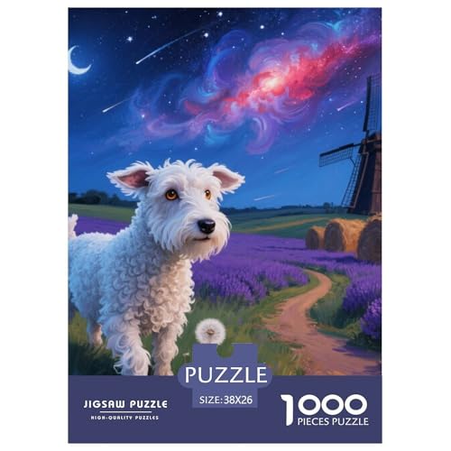 Der Bedlington Terrier Puzzle Geeignet Für Erwachsene Und Kinder Kreativ 1000 Teile niedlich Haustier Spiele Unique Home Decor 38x26cm/ Der Bedlington Terrier Puzzle Geeignet Für Erwachsene Und Kinder Kreativ 1000 Teile niedlich Haustier Spiele Unique Home Decor 38x26cm/ von XDDBYUIZP
