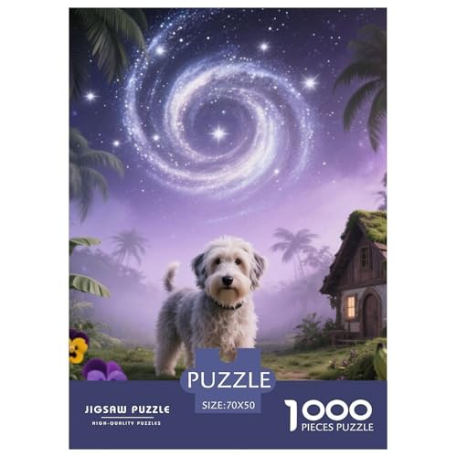Der Bedlington Terrier Puzzle Geeignet Für Erwachsene Und Kinder Kreativ 1000 Teile niedlich Haustier Spiele Unique Home Decor 70x50cm/ Der Bedlington Terrier Puzzle Geeignet Für Erwachsene Und Kinder Kreativ 1000 Teile niedlich Haustier Spiele Unique Home Decor 70x50cm/ von XDDBYUIZP