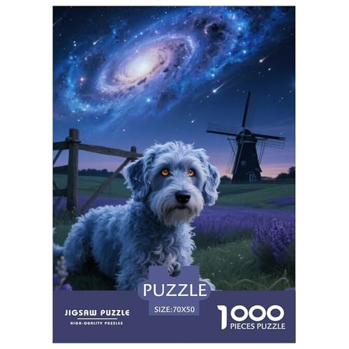 Der Bedlington Terrier Puzzles Geeignet Für Erwachsene Und Kinder Kreativ 1000 Stücke niedlich Haustier Spaß Herausforderend Unique Home Decor 70x50cm/ Der Bedlington Terrier Puzzles Geeignet Für Erwachsene Und Kinder Kreativ 1000 Stücke niedlich Haustier Spaß Herausforderend Unique Home Decor 70x50cm/ von XDDBYUIZP