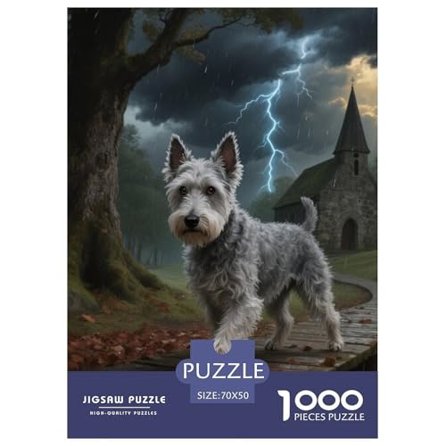 Der Bedlington Terrier Puzzles Geeignet Für Erwachsene Und Kinder Kreativ 1000 Stücke niedlich Haustier Spiele Unique Home Decor 70x50cm/ Der Bedlington Terrier Puzzles Geeignet Für Erwachsene Und Kinder Kreativ 1000 Stücke niedlich Haustier Spiele Unique Home Decor 70x50cm/ von XDDBYUIZP