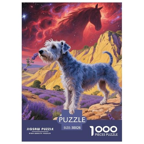 Der Bedlington Terrier Puzzles Geeignet Für Erwachsene Und Kinder Kreativ 1000 Teile niedlich Haustier Spiele Unique Home Decor 38x26cm/ Der Bedlington Terrier Puzzles Geeignet Für Erwachsene Und Kinder Kreativ 1000 Teile niedlich Haustier Spiele Unique Home Decor 38x26cm/ von XDDBYUIZP