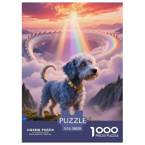 Der Bedlington Terrier Puzzles Geeignet Für Erwachsene Und Kinder Kreativ 1000 Teile niedlich Haustier Spiele Unique Home Decor 38x26cm/ Der Bedlington Terrier Puzzles Geeignet Für Erwachsene Und Kinder Kreativ 1000 Teile niedlich Haustier Spiele Unique Home Decor 38x26cm/ von XDDBYUIZP