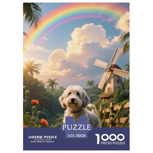 Der Bedlington Terrier Puzzles Geeignet Für Erwachsene Und Kinder Kreativ 1000 Teile niedlich Haustier Spiele Unique Home Decor 38x26cm/ Der Bedlington Terrier Puzzles Geeignet Für Erwachsene Und Kinder Kreativ 1000 Teile niedlich Haustier Spiele Unique Home Decor 38x26cm/ von XDDBYUIZP