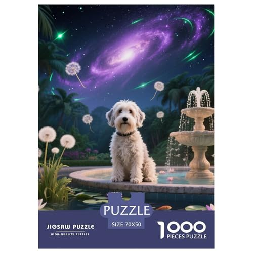 Der Bedlington Terrier Puzzles Geeignet Für Erwachsene Und Kinder Kreativ 1000 Teile niedlich Haustier Spiele Unique Home Decor 70x50cm/ Der Bedlington Terrier Puzzles Geeignet Für Erwachsene Und Kinder Kreativ 1000 Teile niedlich Haustier Spiele Unique Home Decor 70x50cm/ von XDDBYUIZP