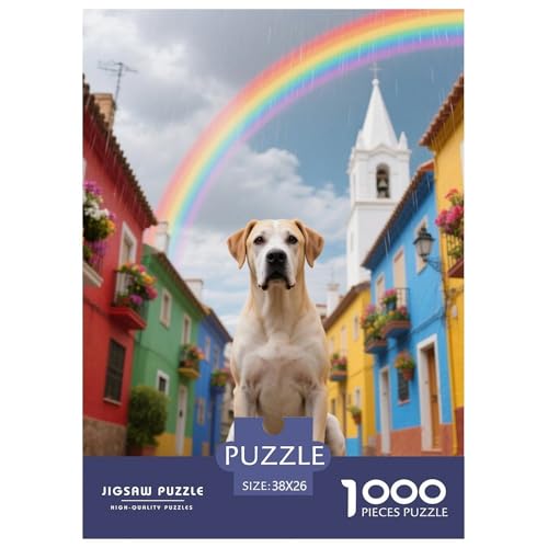 Dogo Argentino Jigsaw Geeignet Für Erwachsene Und Kinder Kreativ 1000 Teile niedlich Haustier Spaß Herausforderend Unique Home Decor 38x26cm Dogo Argentino Jigsaw Geeignet Für Erwachsene Und Kinder Kreativ 1000 Teile niedlich Haustier Spaß Herausforderend Unique Home Decor 38x26cm von XDDBYUIZP