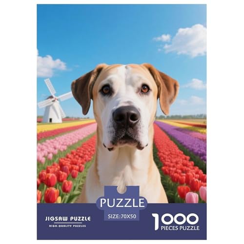 Dogo Argentino Puzzles Geeignet Für Erwachsene Und Kinder Kreativ 1000 Stück niedlich Haustier Spaß Herausforderend Unique Home Decor 70x50cm Dogo Argentino Puzzles Geeignet Für Erwachsene Und Kinder Kreativ 1000 Stück niedlich Haustier Spaß Herausforderend Unique Home Decor 70x50cm von XDDBYUIZP