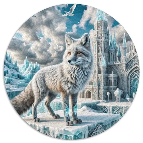Fox 1000 Stück Puzzle VerringerterDruck Tier Circular Puzzle-Spiele Wand DekoRatteteion Geschenk (67.5x67.5cm)​ von XDDBYUIZP