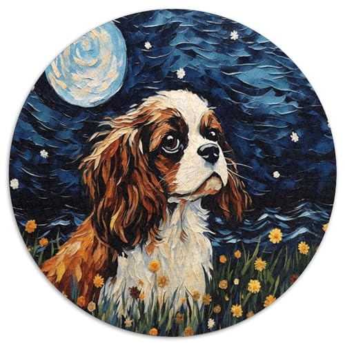 Hund 1000 Stück Puzzle Stressabbau Spielzeug Für Familienpuzzle Süße Haustiere Circular Puzzle Puzzle-Spiele Wand Dekoration Geschenk 1000pcs (67.5x67.5cm) von XDDBYUIZP