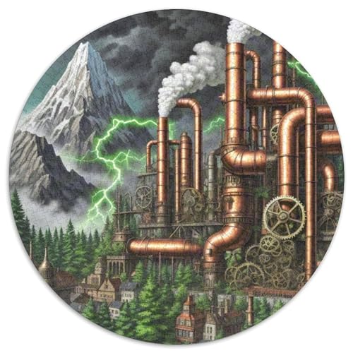 Jungfrau 1000 Stück Puzzles Stressabbau Spielzeug Für Familienpuzzle Magische Rundes Puzzle Puzzle-Spiele Wand DekoRatteteteion Geschenk 1000pcs (67.5x67.5cm) von XDDBYUIZP