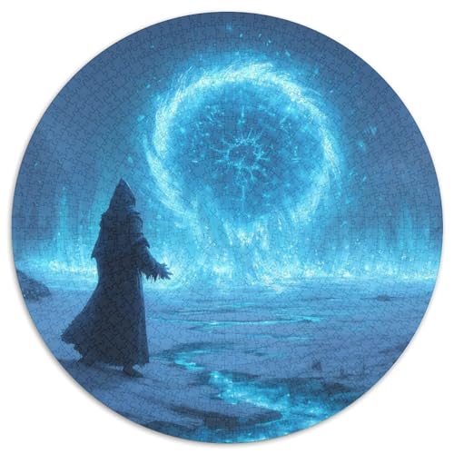Magie 1000 Stück Puzzles Stressabbau Spielzeug Für Familienpuzzle Circular Puzzles Puzzle-Spiele Wand Dekoration Geschenk (67.5x67.5cm) von XDDBYUIZP