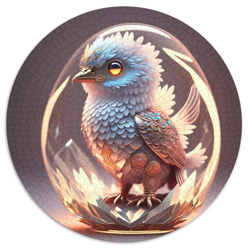 Papagei 1000 Stück Puzzle Stressabbau Spielzeug Für Familienpuzzle Vögel Circular Puzzles Puzzle-Spiele Wand Dekoration Geschenk 1000pcs (67.5x67.5cm) von XDDBYUIZP