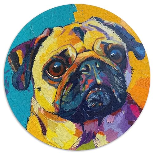 Pekinger 1000 Stück Puzzle Stressabbau Spielzeug Für Familienpuzzle Rund Puzzle Puzzle-Spiele Wand Dekoration Geschenk (67.5x67.5cm) von XDDBYUIZP