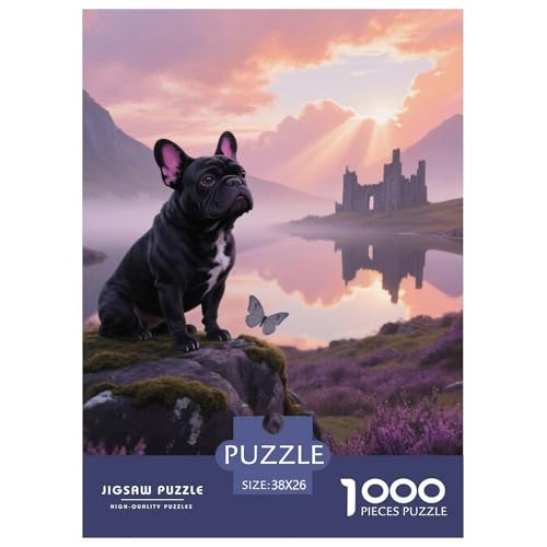Pug Puzzle Geeignet Für Erwachsene Und Kinder Kreativ 1000 Teile niedlich Haustier Spiele Unique Home Decor 38x26cm Pug Puzzle Geeignet Für Erwachsene Und Kinder Kreativ 1000 Teile niedlich Haustier Spiele Unique Home Decor 38x26cm von XDDBYUIZP