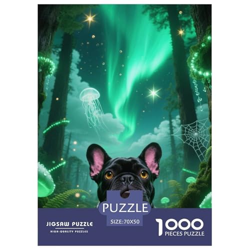 Pug Puzzles Geeignet Für Erwachsene Und Kinder Kreativ 1000 Stücke niedlich Haustier Spiele Unique Home Decor 70x50cm Pug Puzzles Geeignet Für Erwachsene Und Kinder Kreativ 1000 Stücke niedlich Haustier Spiele Unique Home Decor 70x50cm von XDDBYUIZP