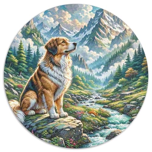 Russisches Spielzeug 1000 Stück Puzzle Stressabbau-Spielzeug Für Erwachsene Kinder Rundes Puzzle Puzzle-Spiele Wand Dekoration Geschenk (67.5x67.5cm) von XDDBYUIZP