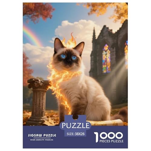 balinesisch Jigsaw Geeignet Für Erwachsene Und Kinder Kreativ 1000 Stücke niedlich Haustier Spaß Herausforderend Unique Home Decor 38x26cm/ balinesisch Jigsaw Geeignet Für Erwachsene Und Kinder Kreativ 1000 Stücke niedlich Haustier Spaß Herausforderend Unique Home Decor 38x26cm/ von XDDBYUIZP