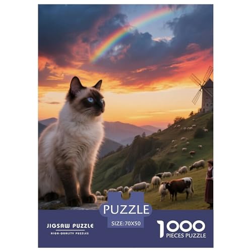 balinesisch Jigsaw Geeignet Für Erwachsene Und Kinder Kreativ 1000 Stücke niedlich Haustier Spiele Unique Home Decor 70x50cm/ balinesisch Jigsaw Geeignet Für Erwachsene Und Kinder Kreativ 1000 Stücke niedlich Haustier Spiele Unique Home Decor 70x50cm/ von XDDBYUIZP