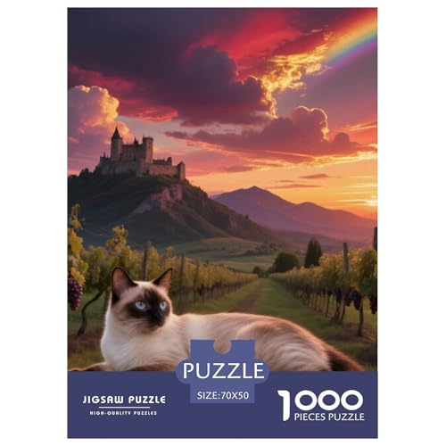 balinesisch Puzzles Geeignet Für Erwachsene Und Kinder Kreativ 1000 Stücke niedlich Haustier Spiele Unique Home Decor 70x50cm/ balinesisch Puzzles Geeignet Für Erwachsene Und Kinder Kreativ 1000 Stücke niedlich Haustier Spiele Unique Home Decor 70x50cm/ von XDDBYUIZP