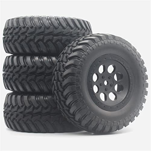 XEBRAD RC 1:10 Short Course Truck Reifensatz Reifenfelge, for HPI, Fernbedienungsspielzeugauto Modell Spielzeugteile 108mm RC-Autoreifen(YK-JS) von XEBRAD