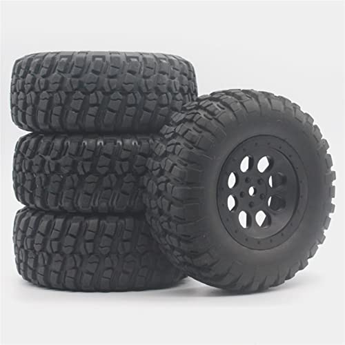 XEBRAD RC 1:10 Short Course Truck Reifensatz Reifenfelge, for HPI, Fernbedienungsspielzeugauto Modell Spielzeugteile 108mm RC-Autoreifen(YK-SS) von XEBRAD