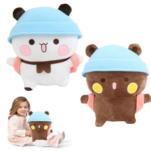 XEERUN Bubu Dudu Kuscheltier, 2 Stück Bubu Dudu Plüsch, Dudu Bubu Plüschtier, Bubu dudu pandabär Kuscheltier Kissen, Geburtstagsgeschenk, Jungen und Mädchen XEERUN Bubu Dudu Kuscheltier, 2 Stück Bubu Dudu Plüsch, Dudu Bubu Plüschtier, Bubu dudu pandabär Kuscheltier Kissen, Geburtstagsgeschenk, Jungen und Mädchen von XEERUN