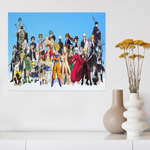 1000 Puzzles Für Erwachsene，Puzzle Anime-Crossover，Freizeit Unterhaltung Kinder Spielzeug Zuhause Dekoration Art Geschenk Weihnachten（50x70cm）-Z176 von XENITE