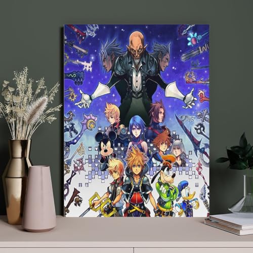 1000 Teile Puzzles，Kingdom Hearts Cartoon Puzzle ，DIY Holz, Dekoration Für Zu Hause（75x50cm）-Z332 von XENITE